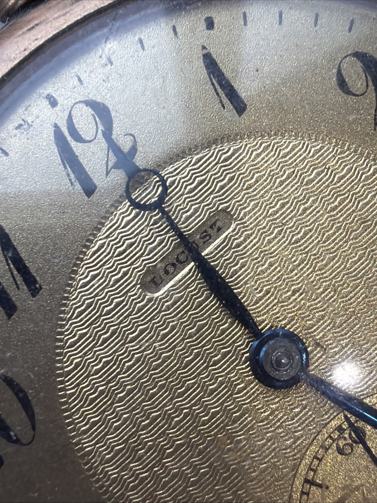 AS87 VTG 10 Years Gold Filled Winding Locust Pocket Watch For Repair Sold As Is