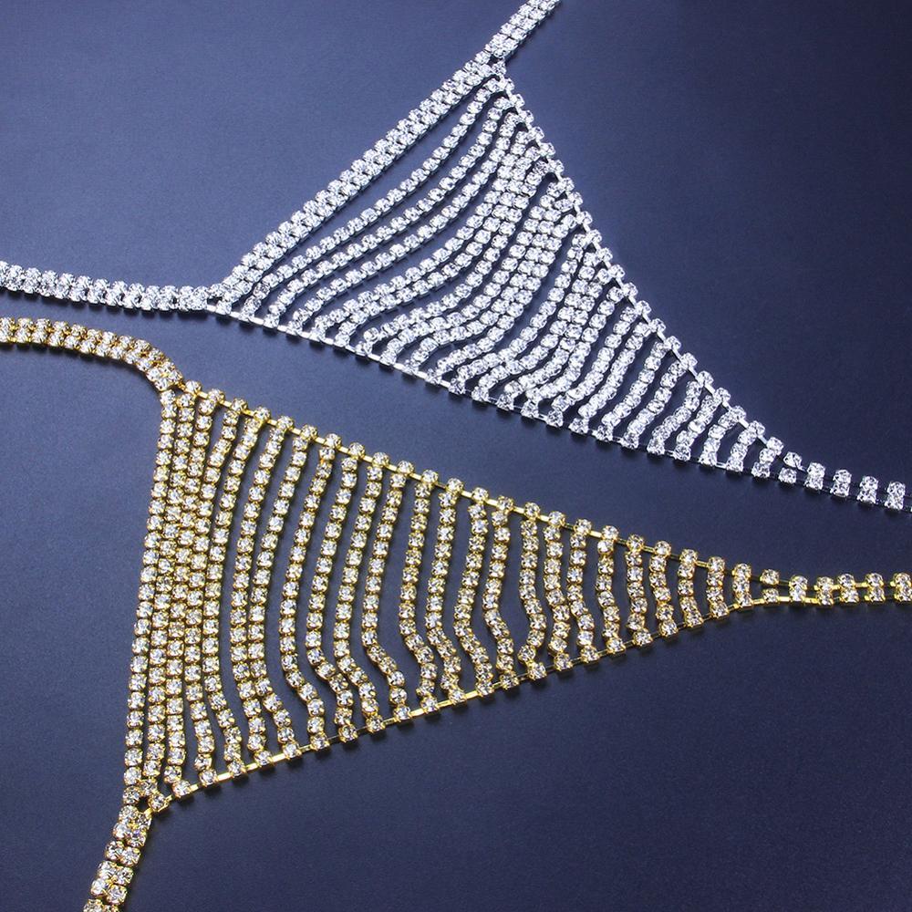 Crystal Thong lingerie Panty underwear Jewelry Belly Waist Chain Body Jewelry Bi