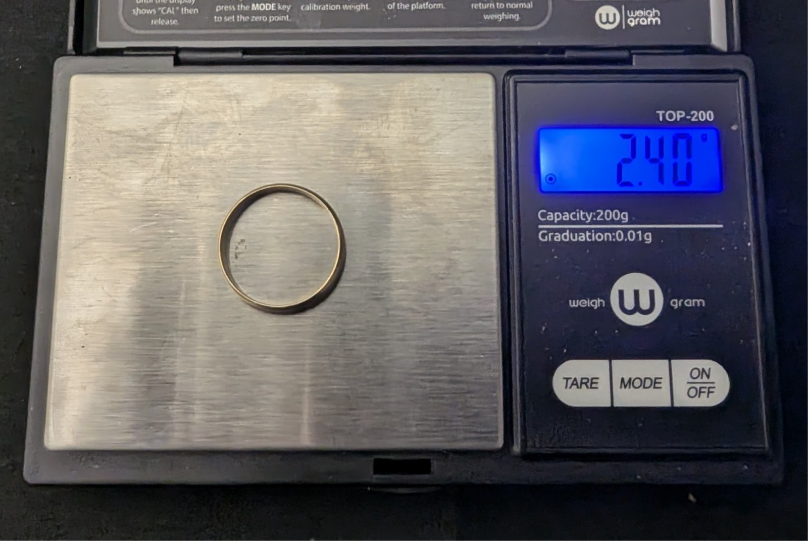 VTG 60 – 70’s “PMS 10K” Solid Yellow Gold Wedding BAND Size 9.5 – 2.4 Grams 4mm