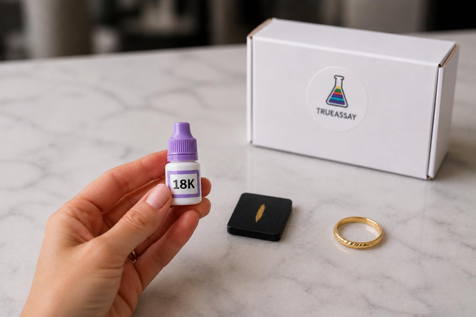 Gold, Silver & Platinum Testing Kit 10k 14K 18K 22K .999 .925 Silver Platinum