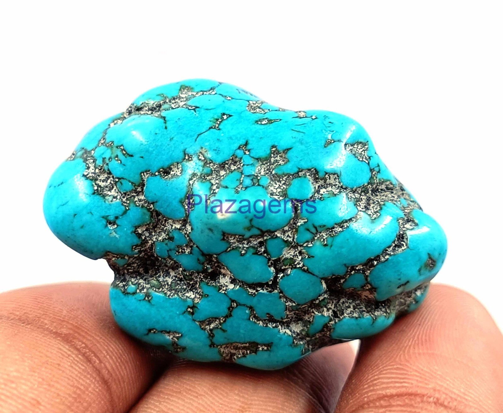 Natural EGL Certified 111Ct Arizona Sky Blue Turquoise Rough Loose Gemstone 4JKG