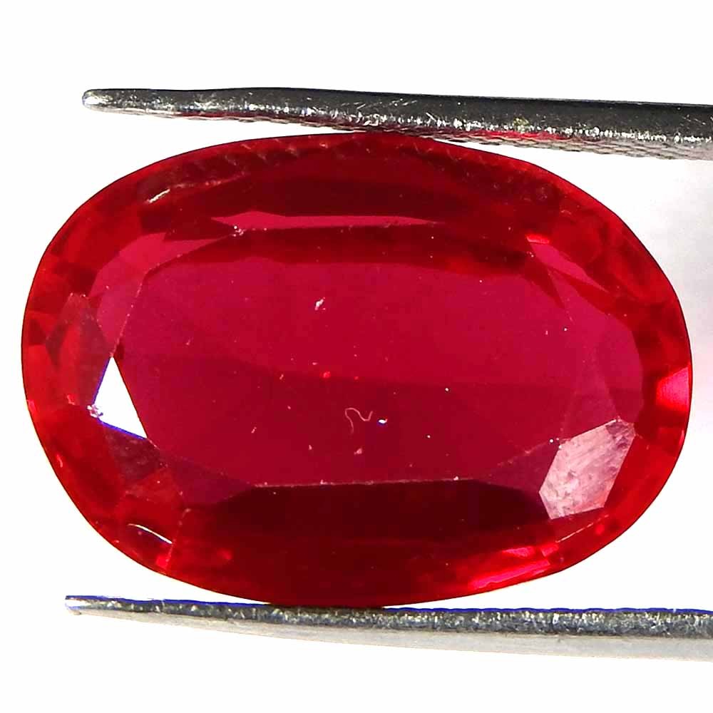 14.10Cts100%Natural Imitation Ruby Oval Cut Cabochon(16x11x5)Loose Gemstone