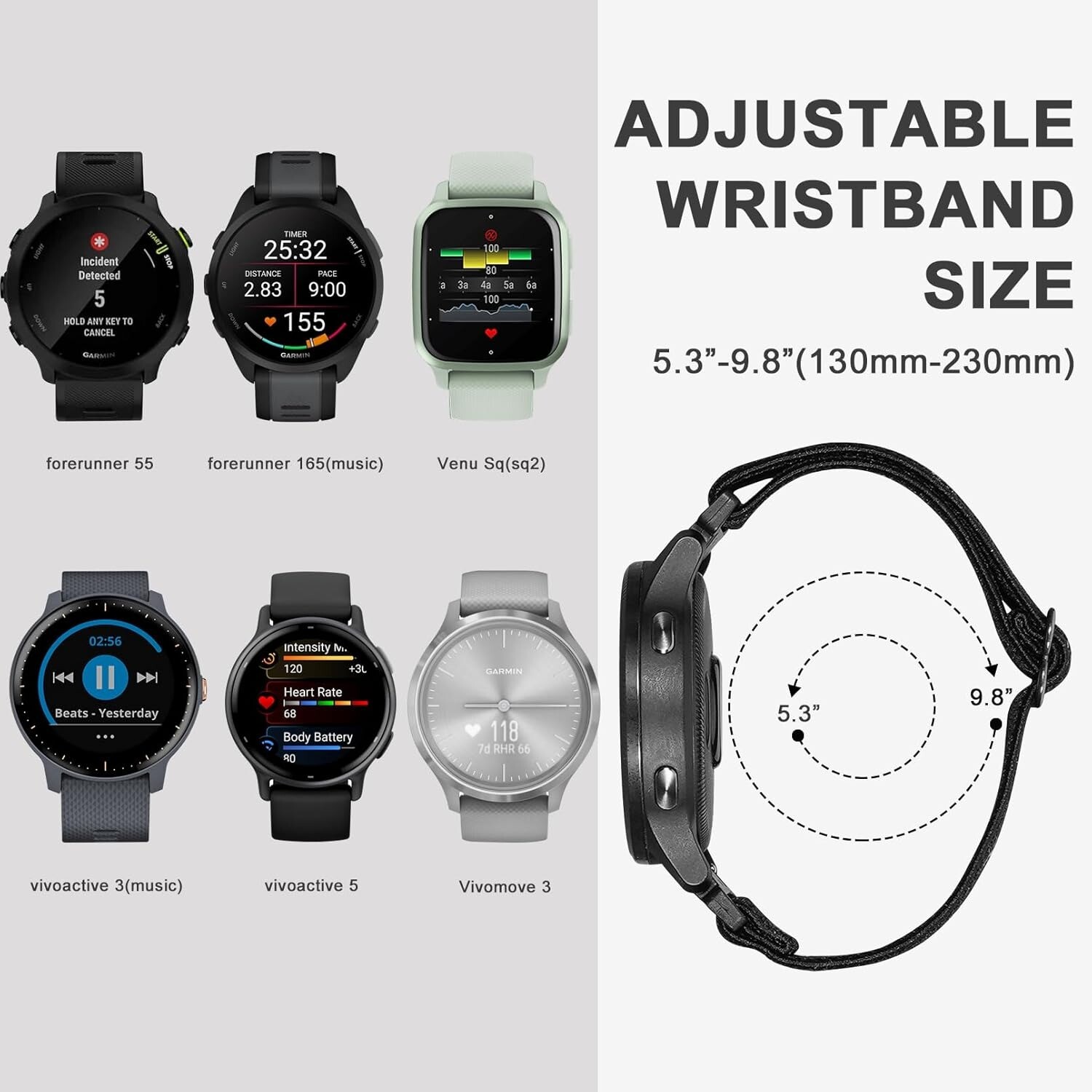 Nylon Strap Fabric Elastic Watch Band For Samsung Galaxy Watch 3 4 5 6 7/Active