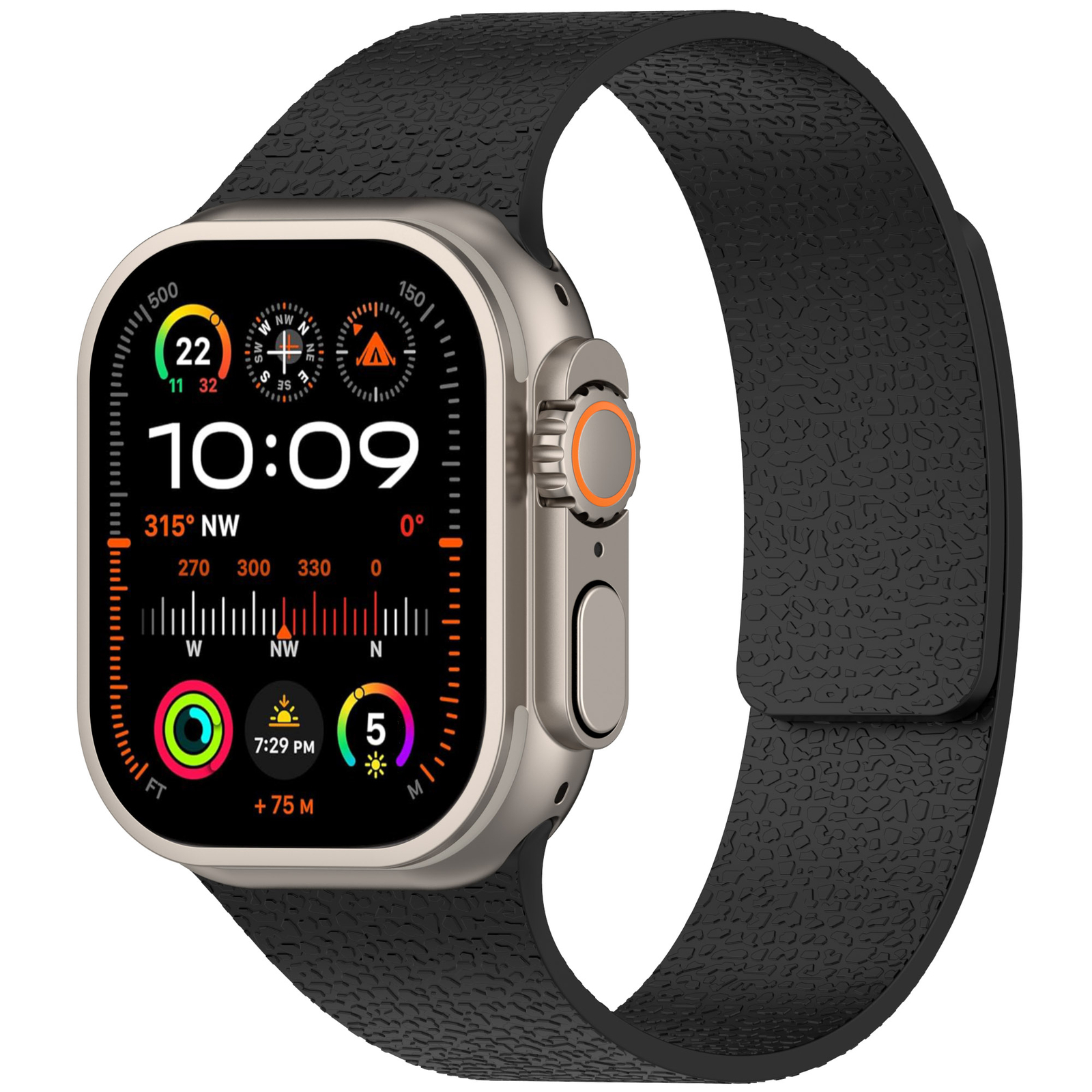 Slim Magnetic TPU Sport Rugged Band For iWatch Series Ultra 2/1 10 9 8 7 6 SE 5