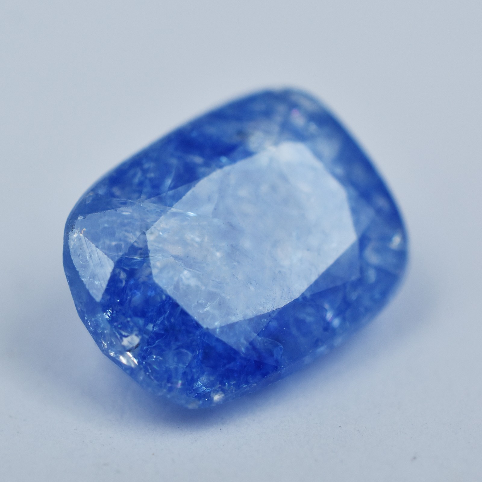Natural CERTIFIED Blue Sapphire 6.80 Carat Cushion Shape Loose Gemstone