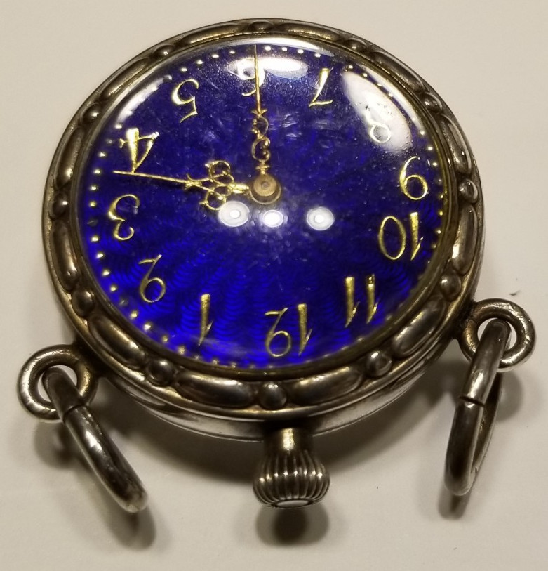 Antique Ladies Silver Watch Crystal Moderate Moderate Ball shape 3 Jewel Swiss?