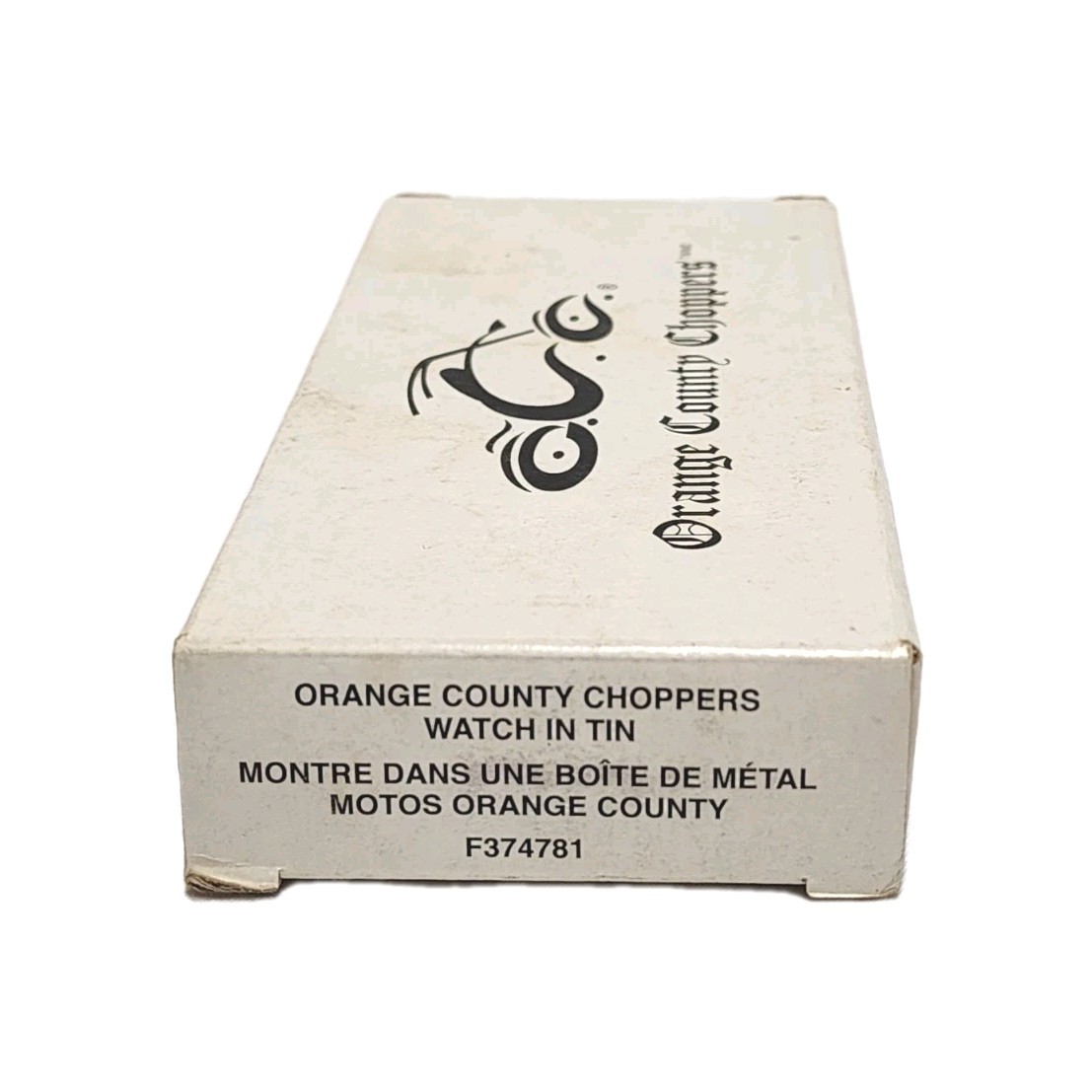 New 2004 Men’s Orange County Choppers Collectible Watch Red Black Chrome Logo