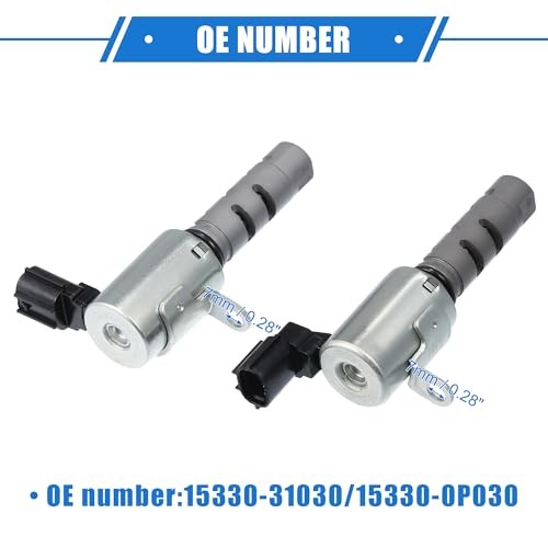 2 Pcs Variable Valve Timing Solenoid Compatible for Lexus ES350 Base 3.5L V6