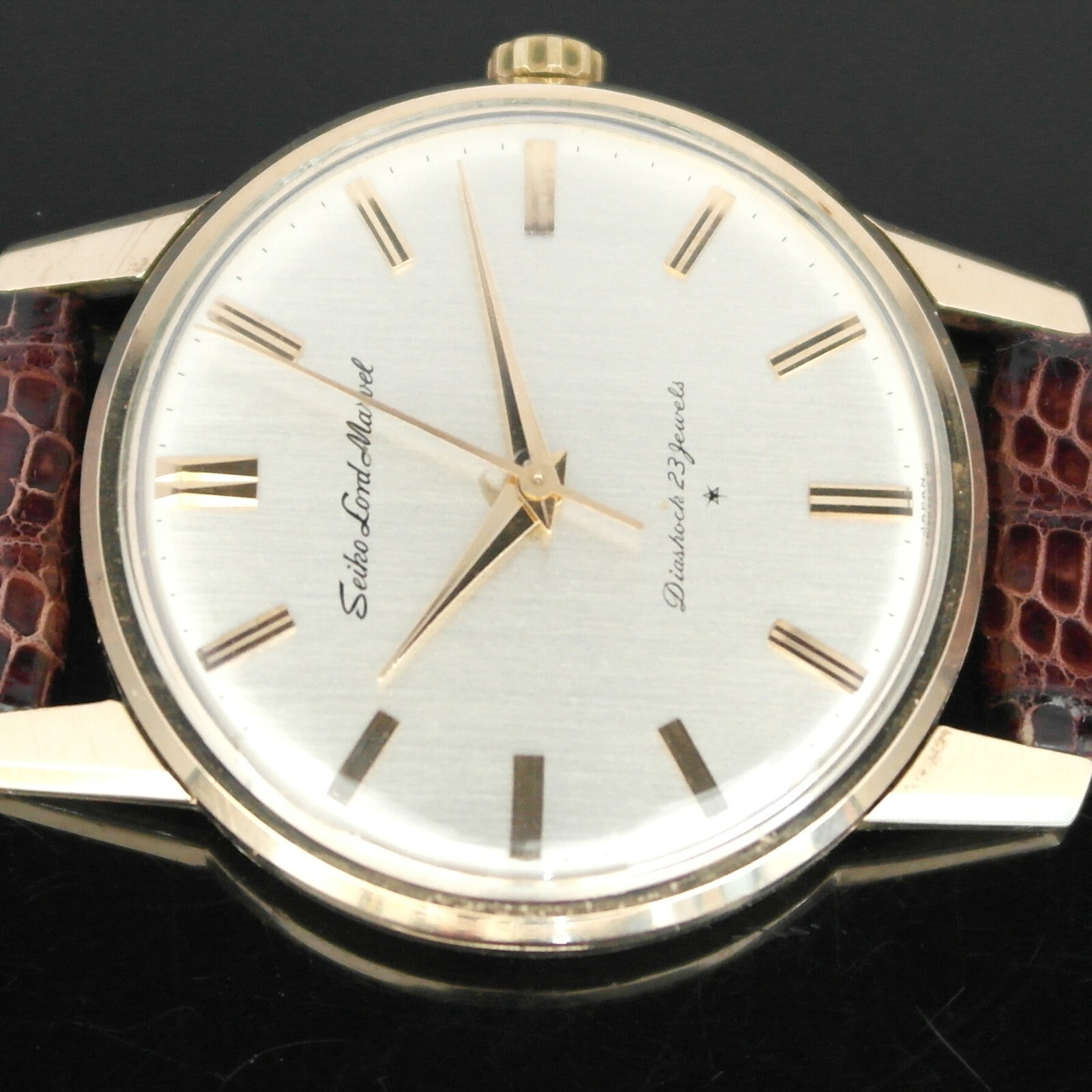 Vintage Seiko Lord Marvel 1962 Gold Filled Case Classic Luxury Men’s Watch 15027