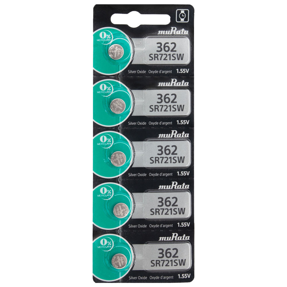 Murata 362 Watch Battery x 10 – Replaces Sony