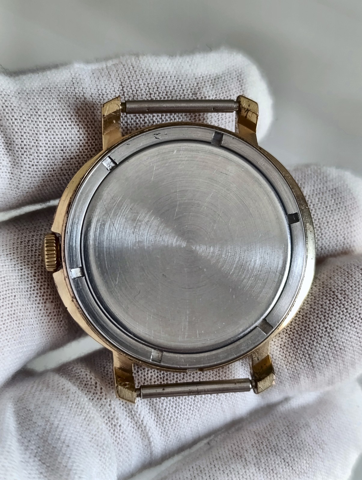 Vostok 2414A Soviet USSR Watch 1980s Chistopol 17J Gold Dial