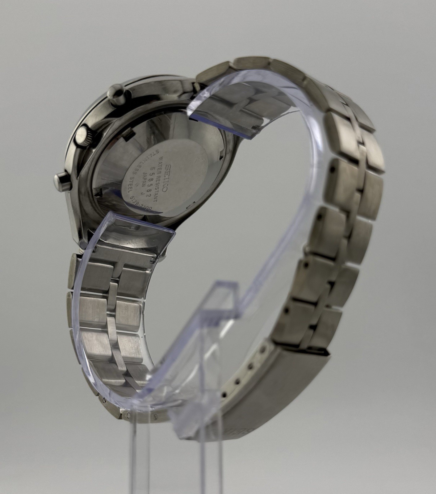 SEIKO 6139-7100 Helmet Watch•Automatic Chronograph•All Functions work properly•