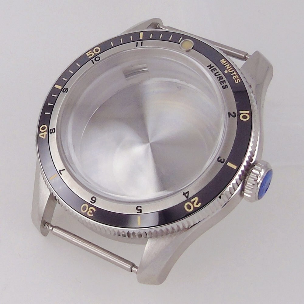 Fit NH34 NH35 NH36 NH38 20ATM Stainless Steel 40mm Watch Case Bow Sapphire Glass