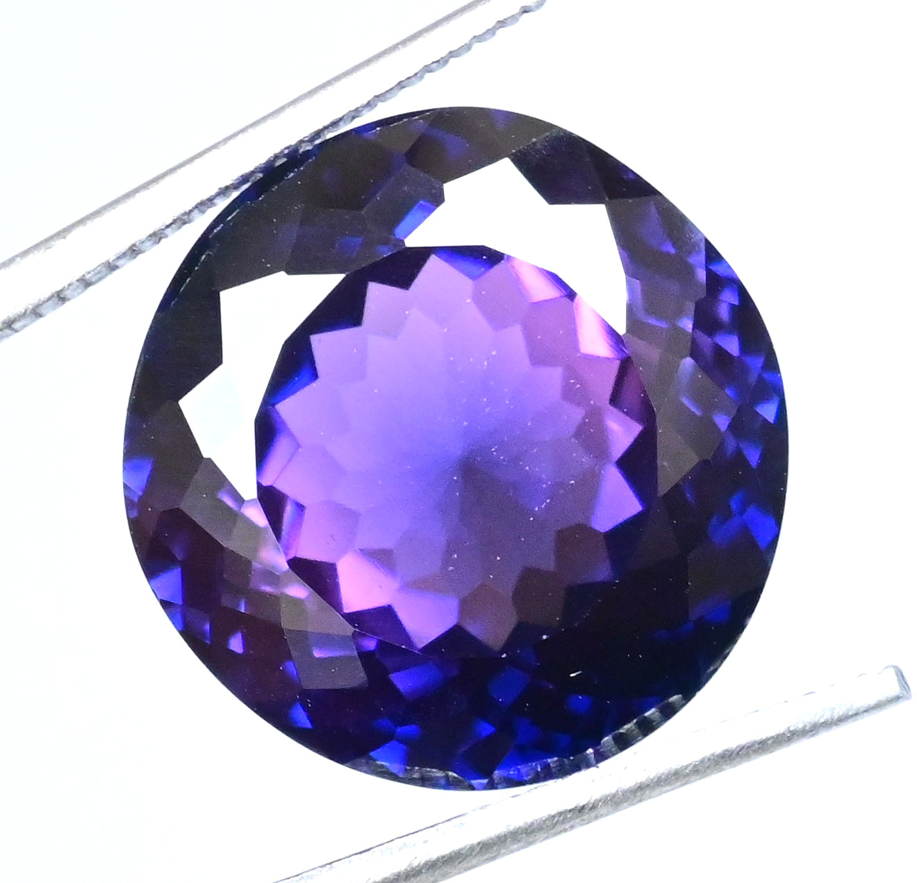 26.75 Ct Flawless Natural Purple Blue Tanzanite Certified Rare Loose Gemstone