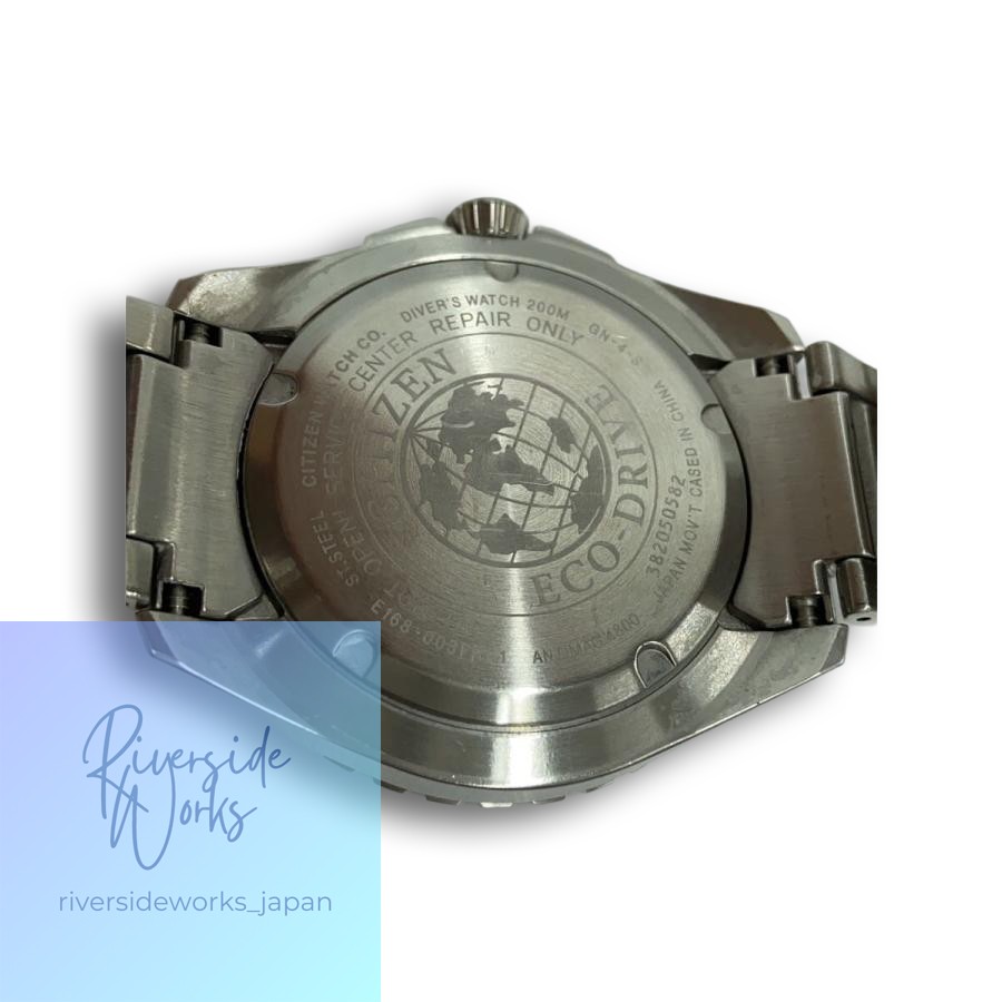 CITIZEN Solar Analog Watch Stainless Black E168-003FR01