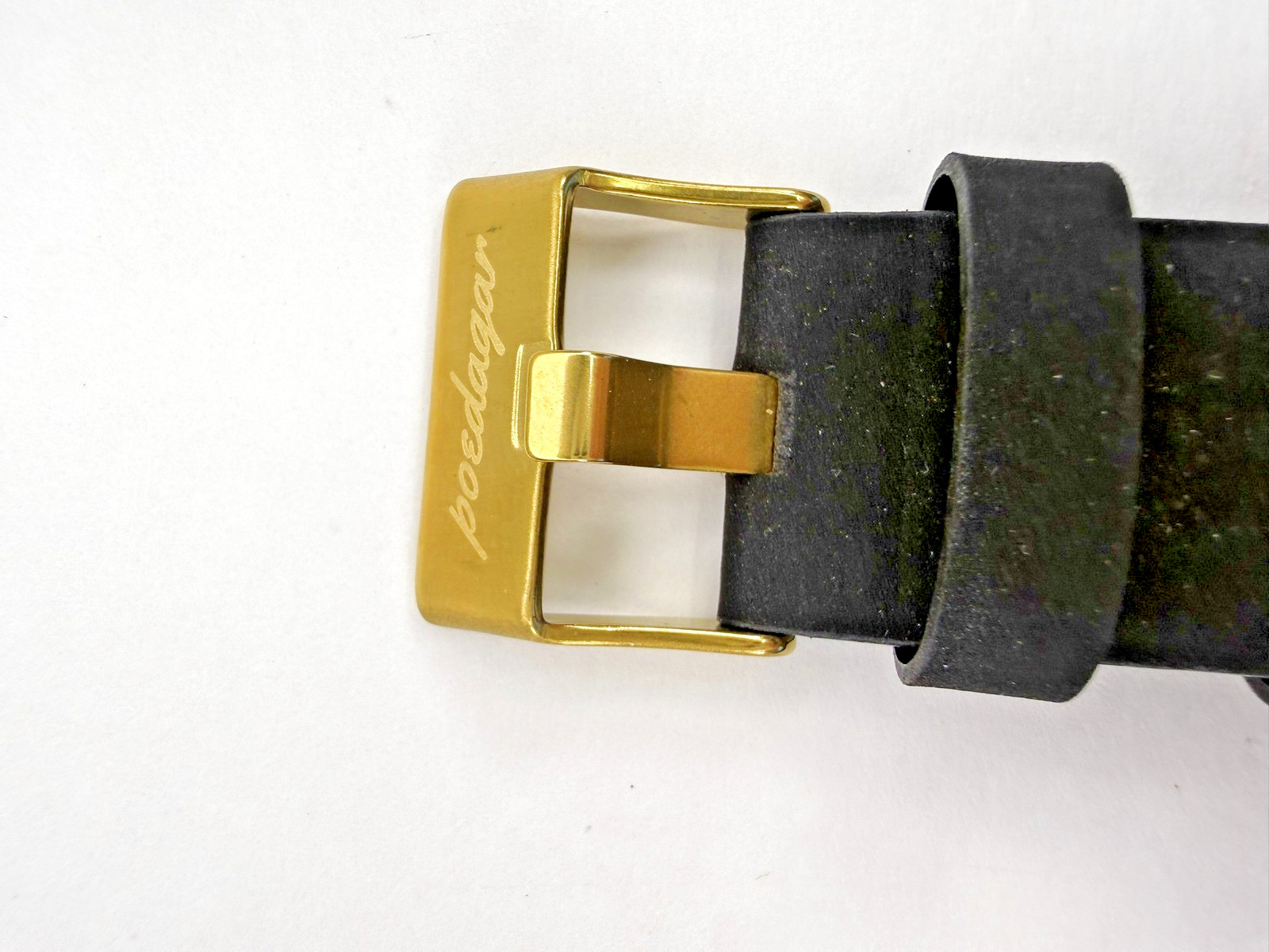 Poedagar 54mm+ Triple Time Zone Watch Gold Tone Analog Digital