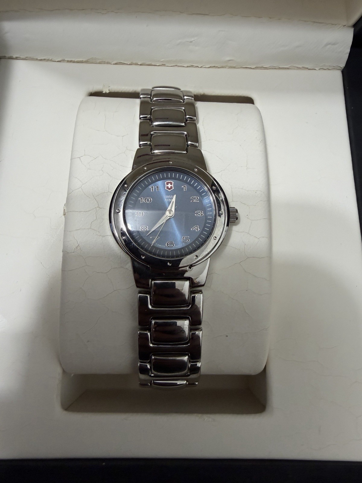 Victorinox Swiss Army Blue Dial Stainless Steel Bracelet Watch – Brand New