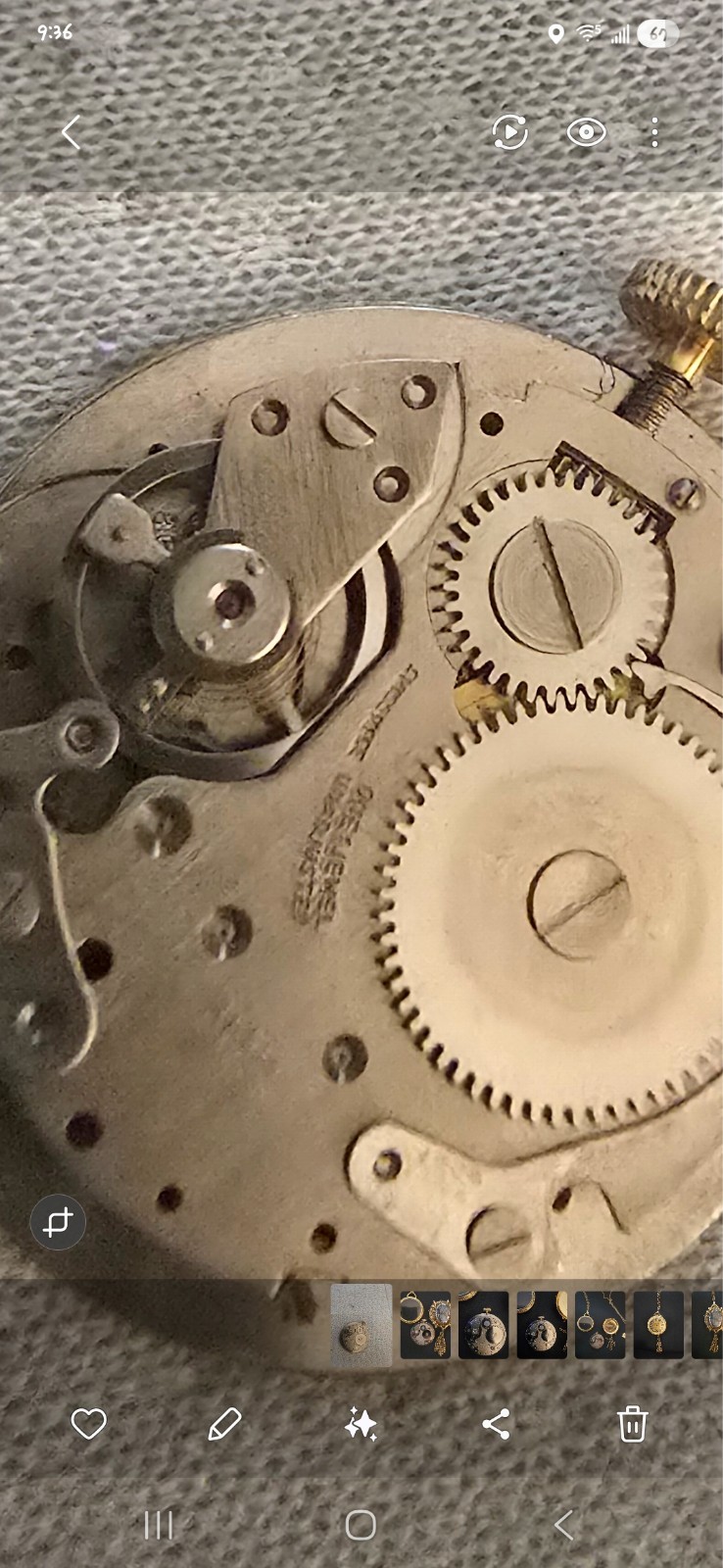 Mid 20th Century Swiss Made Baumgartner (BFG) Caliber 866