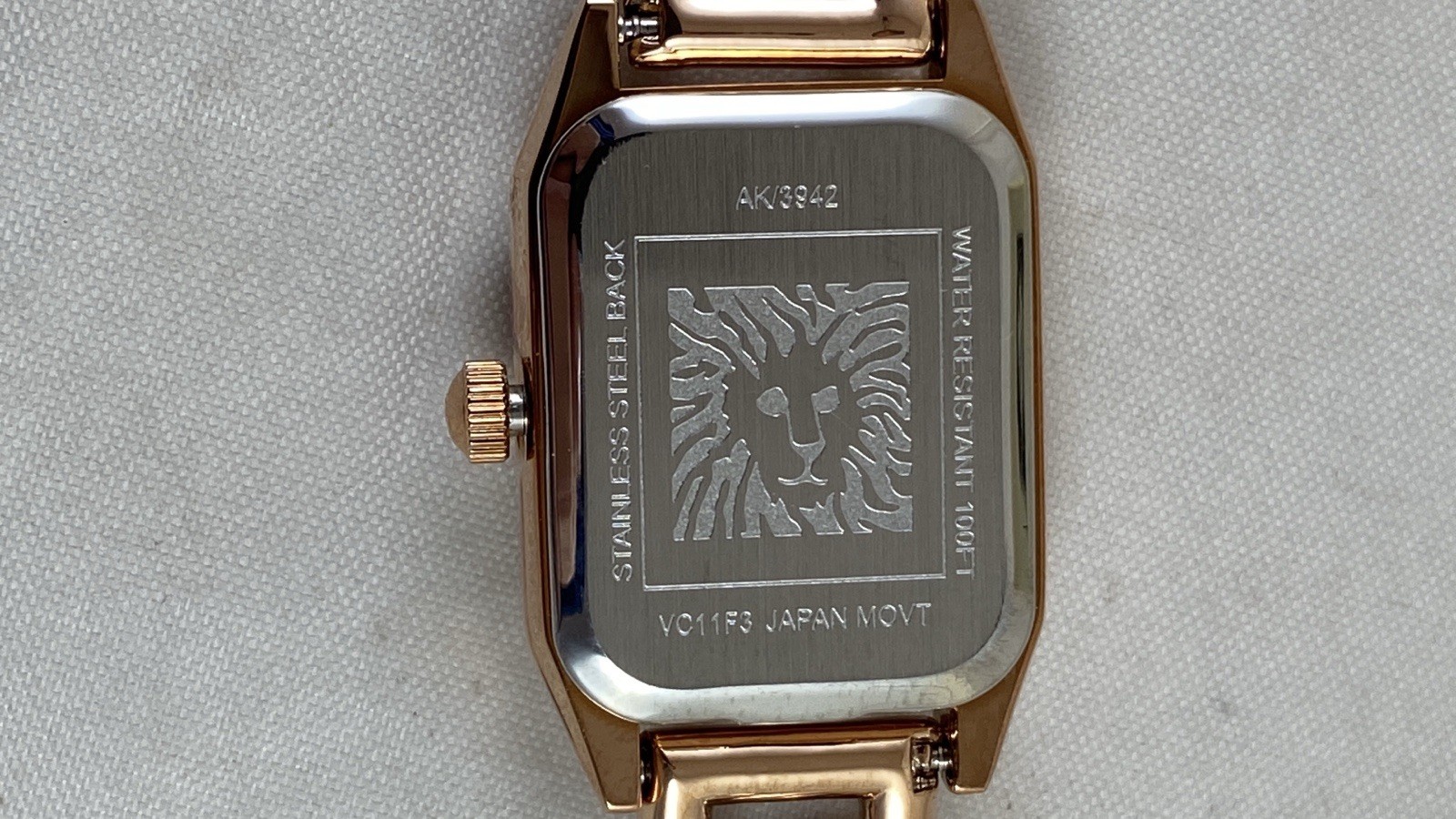 Anne Klein Women’s Watch & Bracelet Set Rose Gold Mother Of Pearl Butterfly NEW