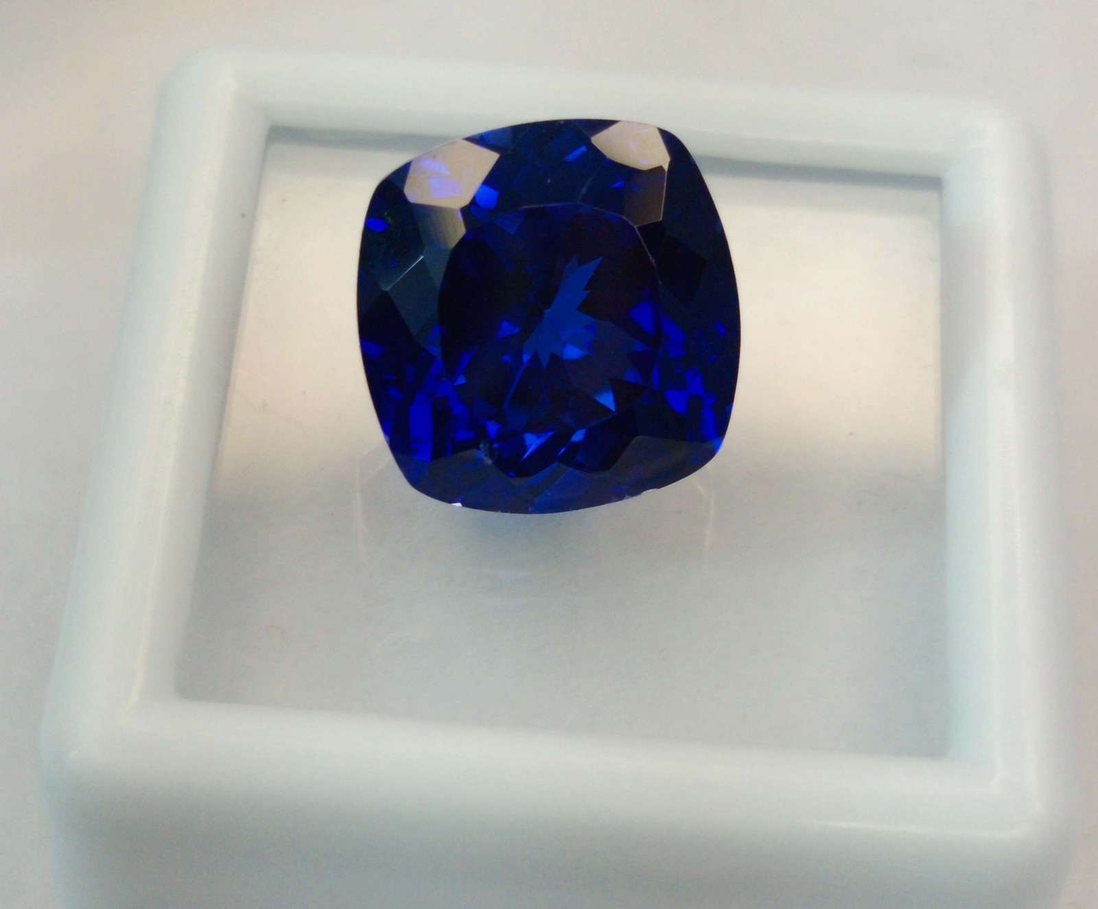 Blue Tanzanite Cushion Cut 9-11 Ct Natural Certified Loose Gemstone RK289