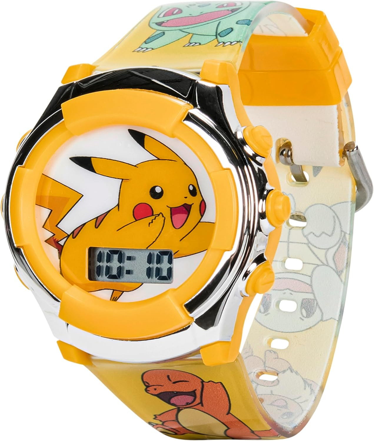 Kids Pokemon Digital LCD Quartz Watch for Boys, Girls, and Adults All Ages