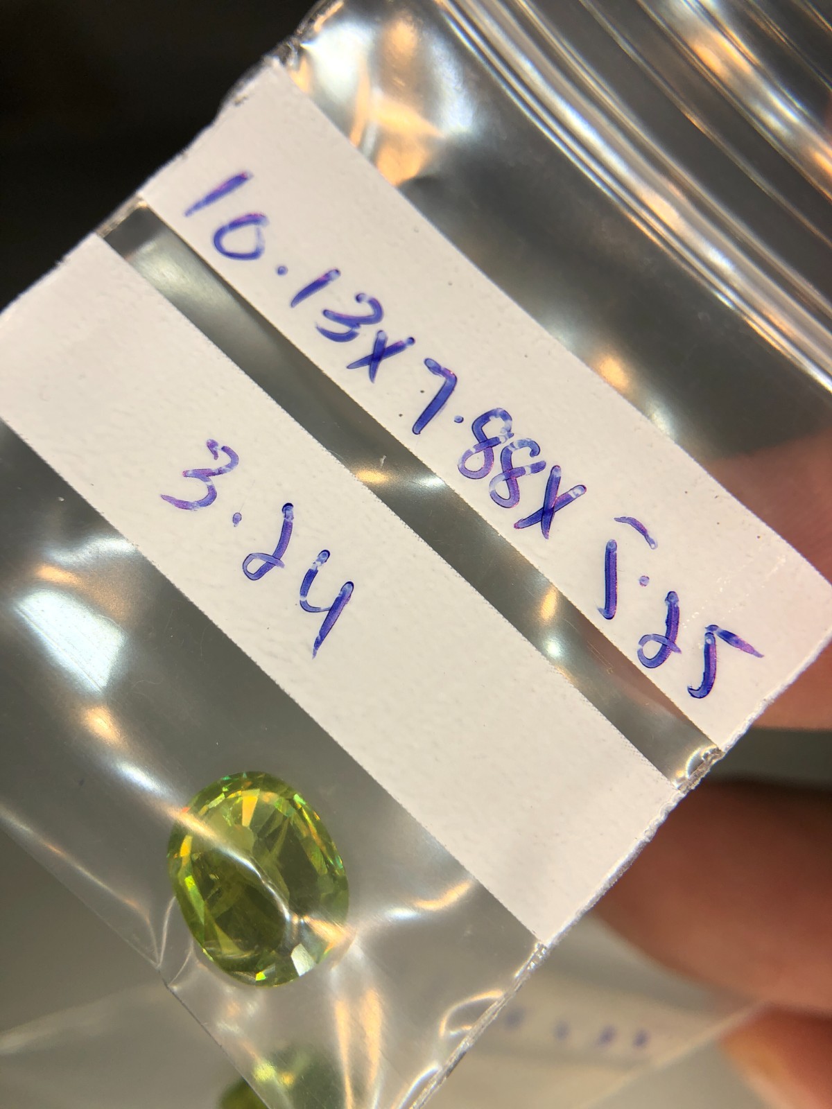 3.24 Ct Natural Faceted Full Fire Sphene / Titanite Cushion Cut Loose Gemstone