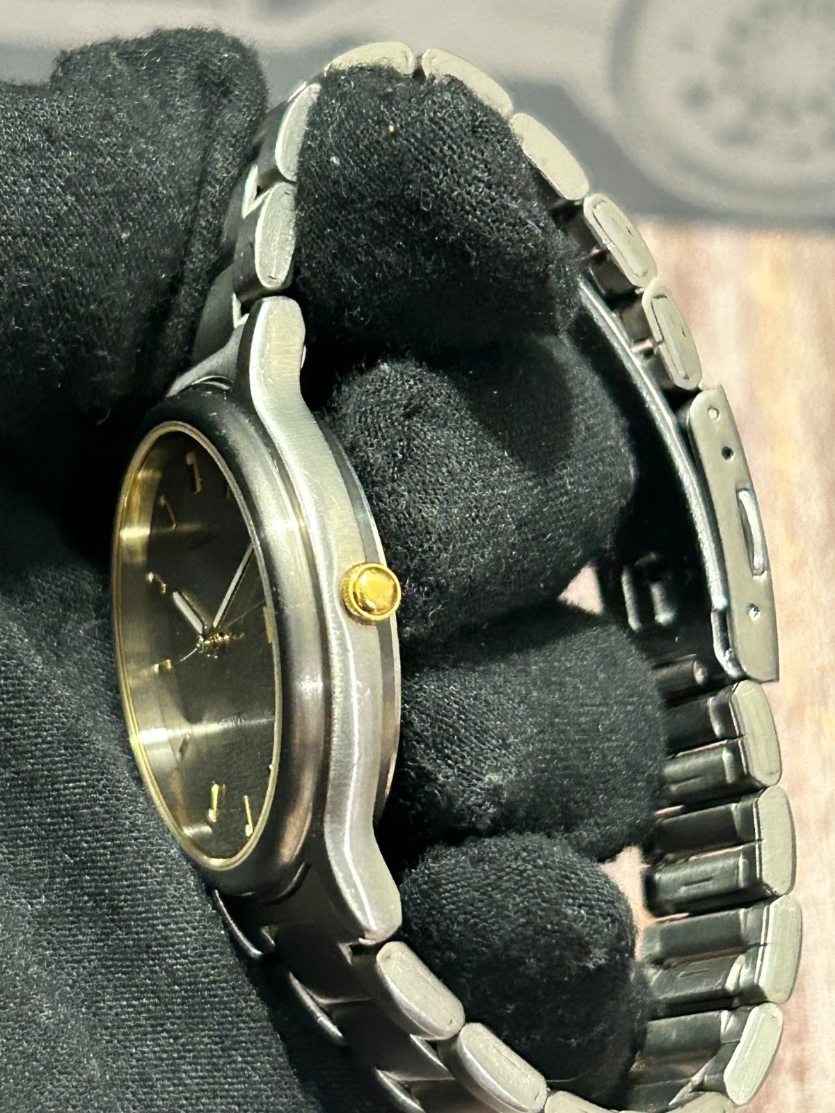Vintage Seiko Spirit Titanium 7N42-8060 Quartz Gray Dial Japan Men’s Watch b393