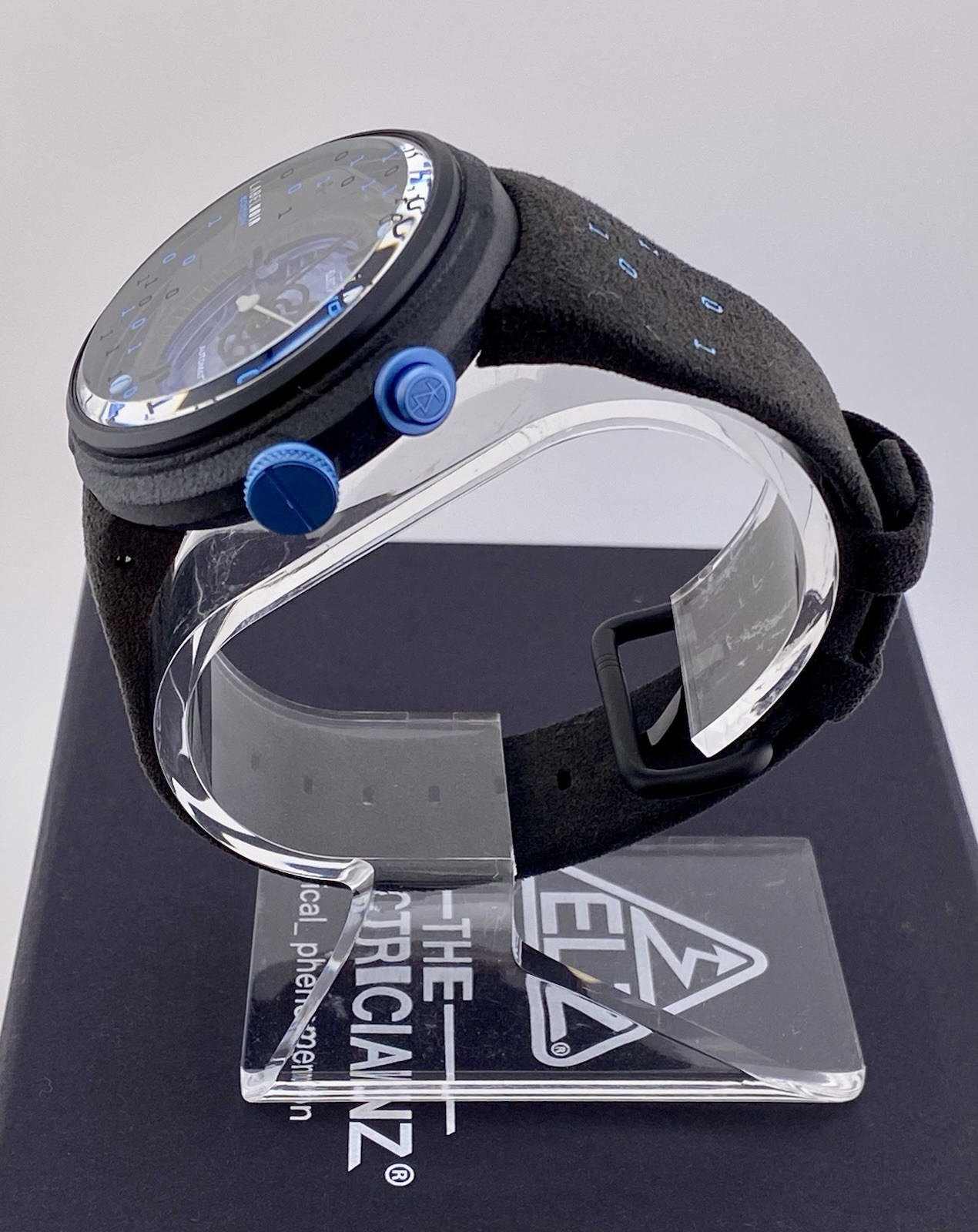 THE ELECTRICIANZ LABEL NOIR•AUTOMATIC•LED LIGHTING•BRAND NEW•BOX & PAPERS