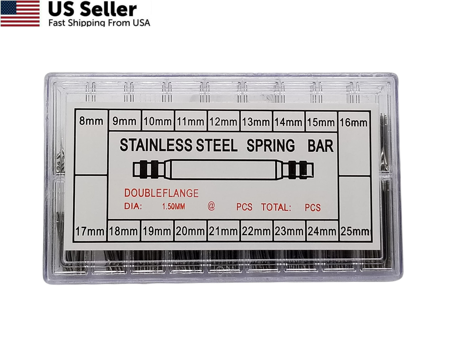 Sold_By_Cheapnwork 360pcs Professional Watch Band Stainless Small, Silver