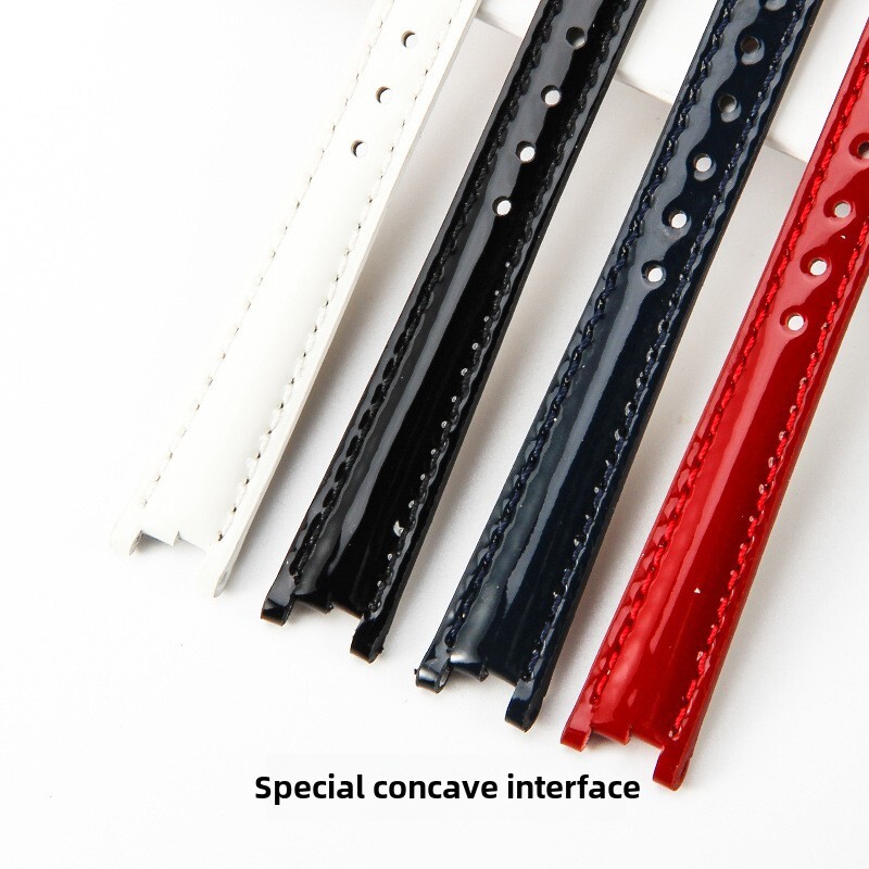 High Quality Genuine Leather Watch Band Straps Ladies 12mm Fits Tissot FLAMINGO