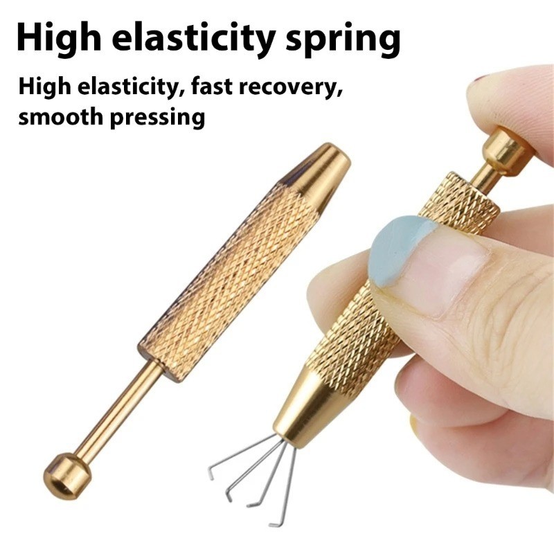 4 Prong Diamond Stone Gem Tweezers Parts Beads Pick-up Tool Component Holder Hot