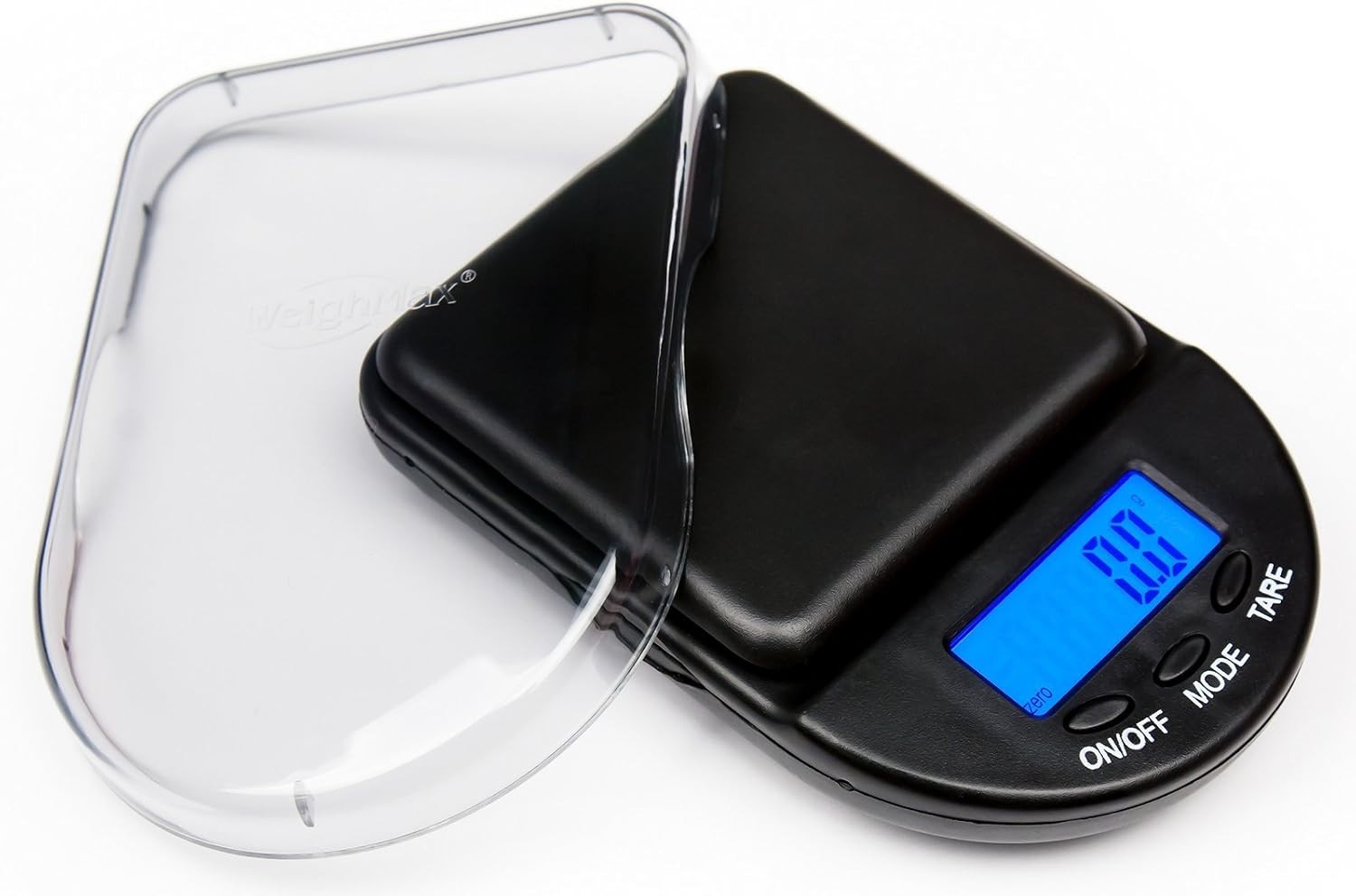 High-Accuracy Black Digital Scale with Tare Function for Jewelry & Metals