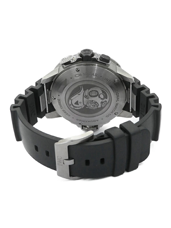 IWC Aquatimer Deep Three IW355701 Automatic 48mm Box Papers Black Men’s Watch