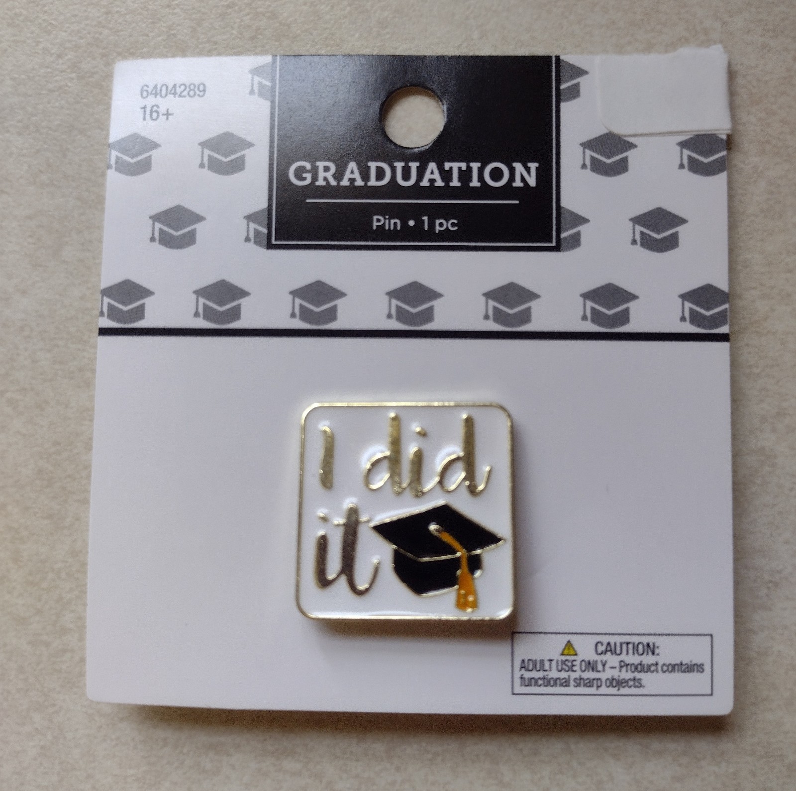 Graduation Enamel Pin ‘I Did It’ High School College Graduation New