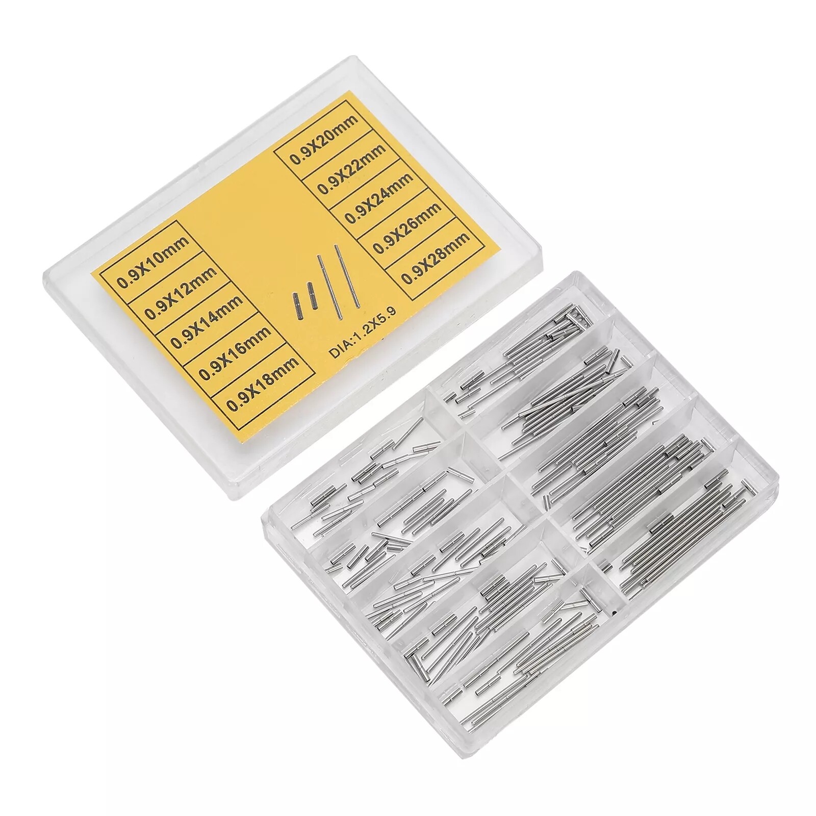 10 Sizes Tube And Pins for Watch Band Strap Watch Repair Accessory 10-28mm