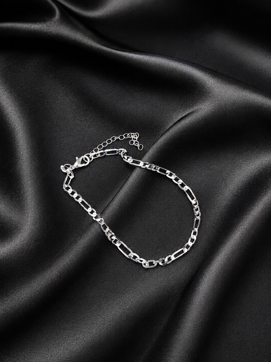 FIGARO CHAIN ANKLET STAINLESS STEEL