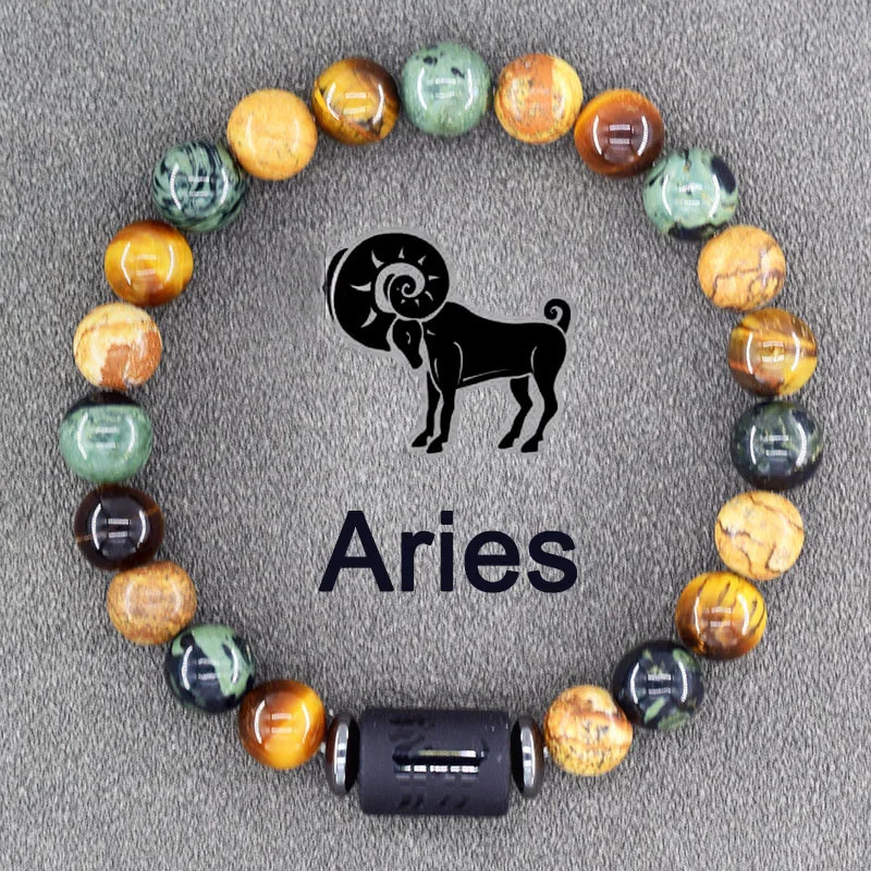 Zodiac Constellation Bracelet Stainless Steel Cancer Virgo Leo Libra Friendship