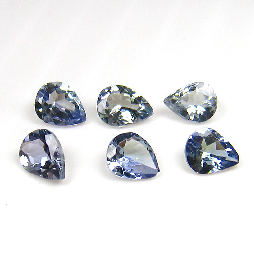 1.83Ct UNHEATED GREEN BLUE TANZANITE GEMSTONE FROM TANZANIA
