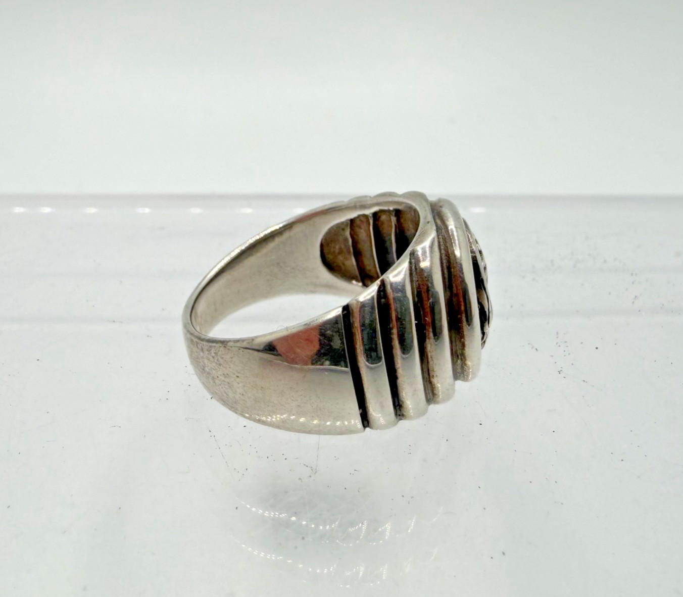 Vintage Grateful Dead Ring 925 Sterling Silver Appox Size 7 3/4 Peter Stone PSCL