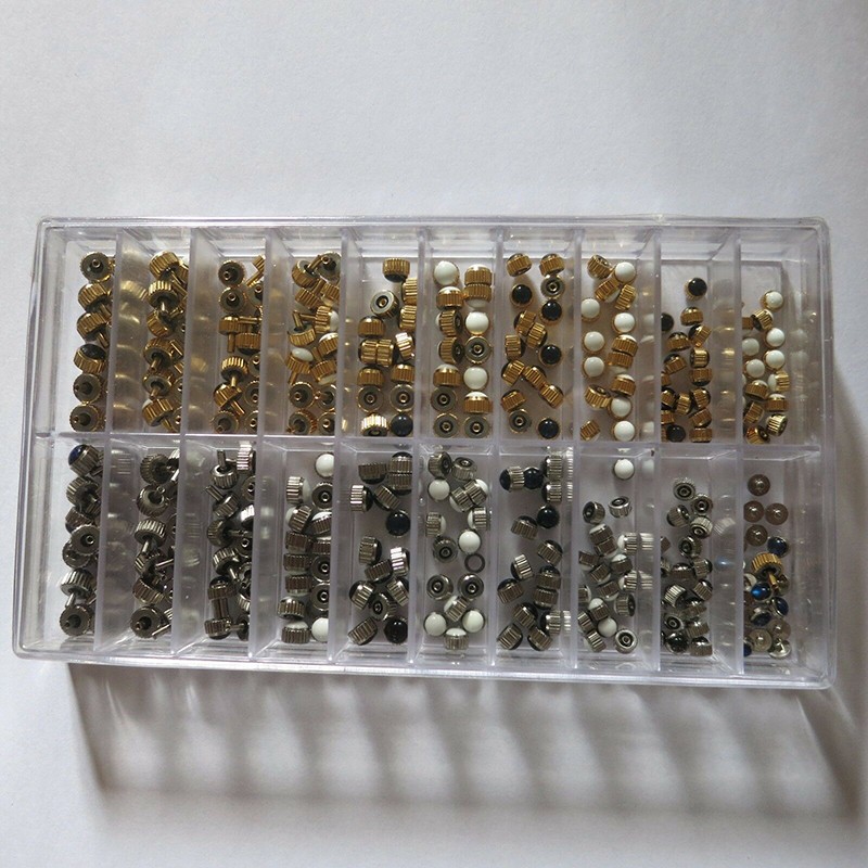 Copper Mixed 3-5mm Quartz & Mechanical Watch Crown Tube Repairing Tool