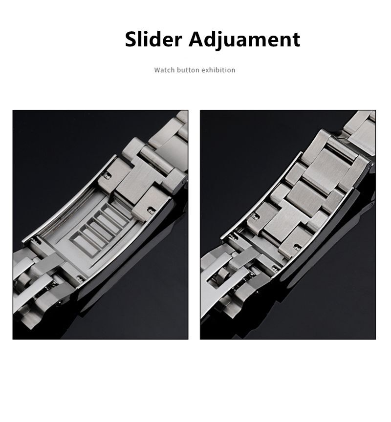 20 21mm 904L Steel Watch Bracelet Strap Fits Rolex Submariner 126610 116610