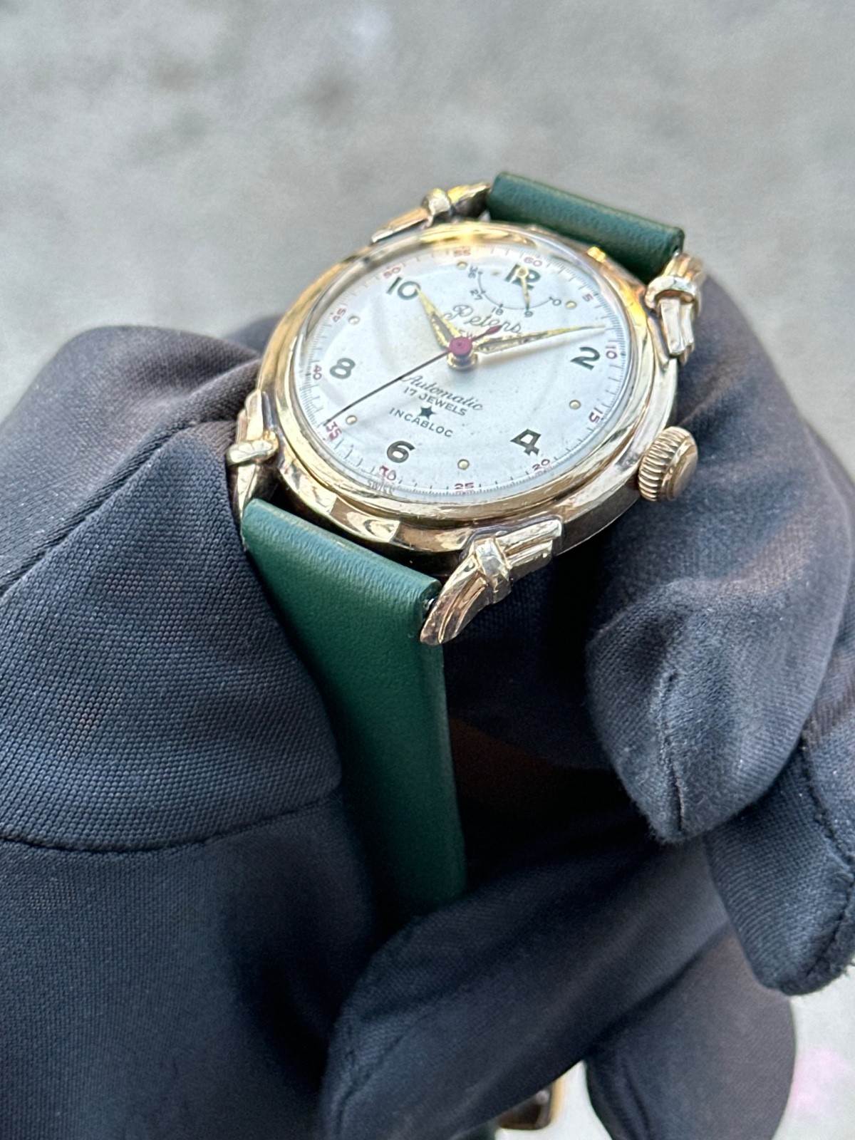 Vintage Peters Jewelry Power Reserve Indicator AS Automatic Caliber 1382N 32mm