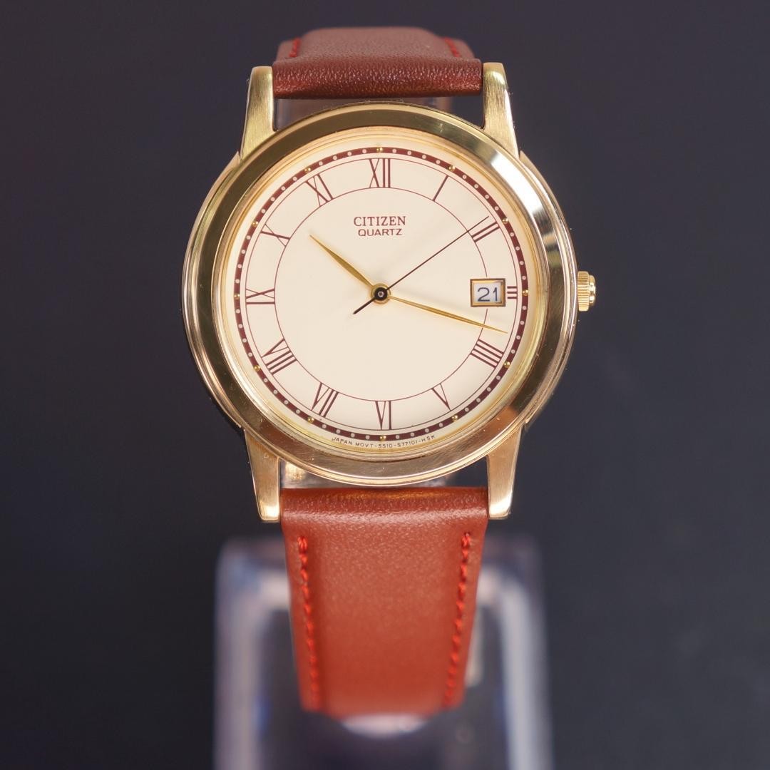 [Working, Excellent Condition] Citizen Men’s Watch, New Strap, Battery Repla