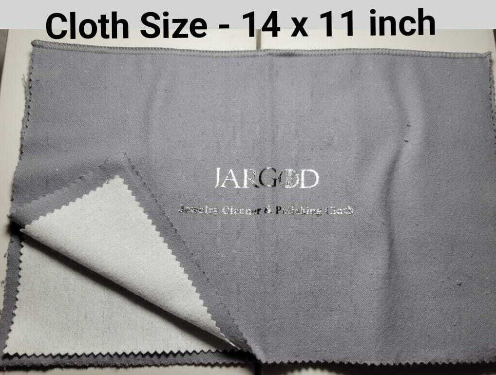 Polishing Cloth Cleaning Jewelry Gold Silver XL Size 14 x 11 inch Cotton Jargod