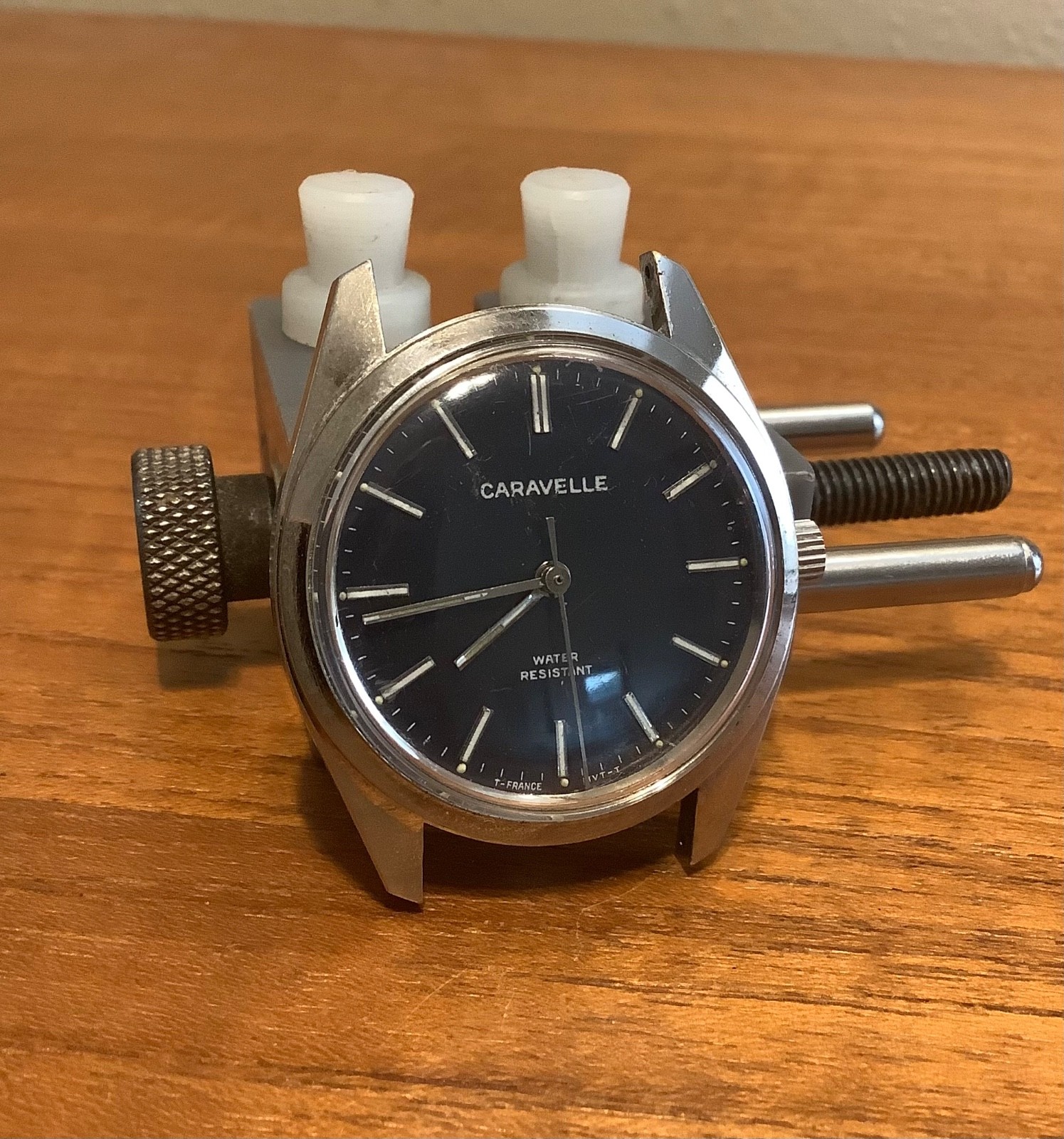 Bulova N8 Caravelle Royal Blue Dial Stainless Steel Men’s Watch Mechanical Movt.
