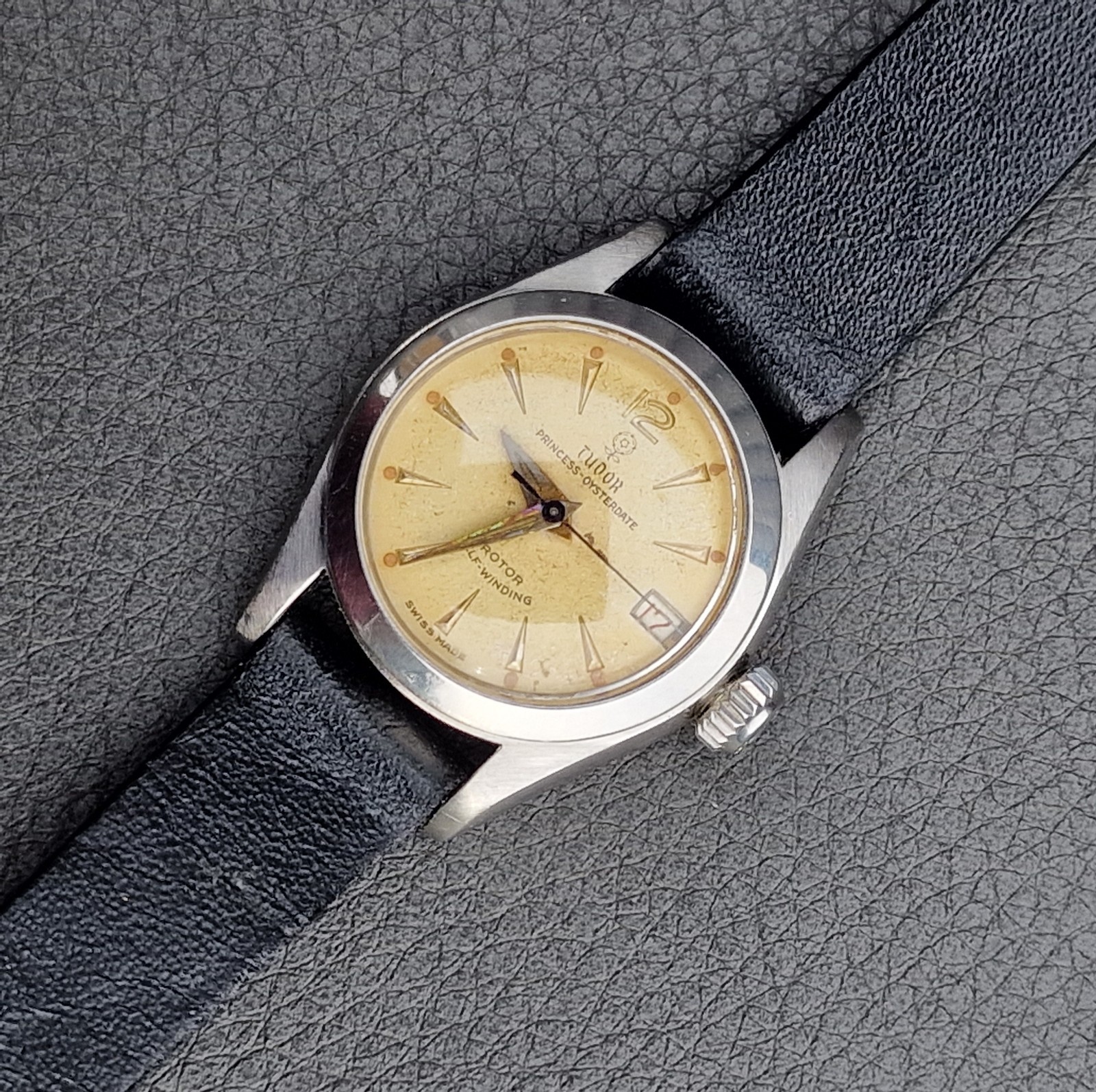Tudor Princess Oysterdate Automatic 24mm Stainless Steel Wristwatch
