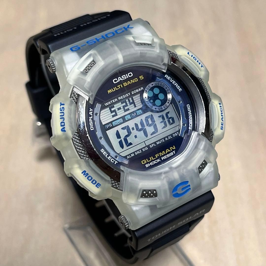 Radio Solar Fully Functional G-Shock GW 9100K New Battery Bezel and Band