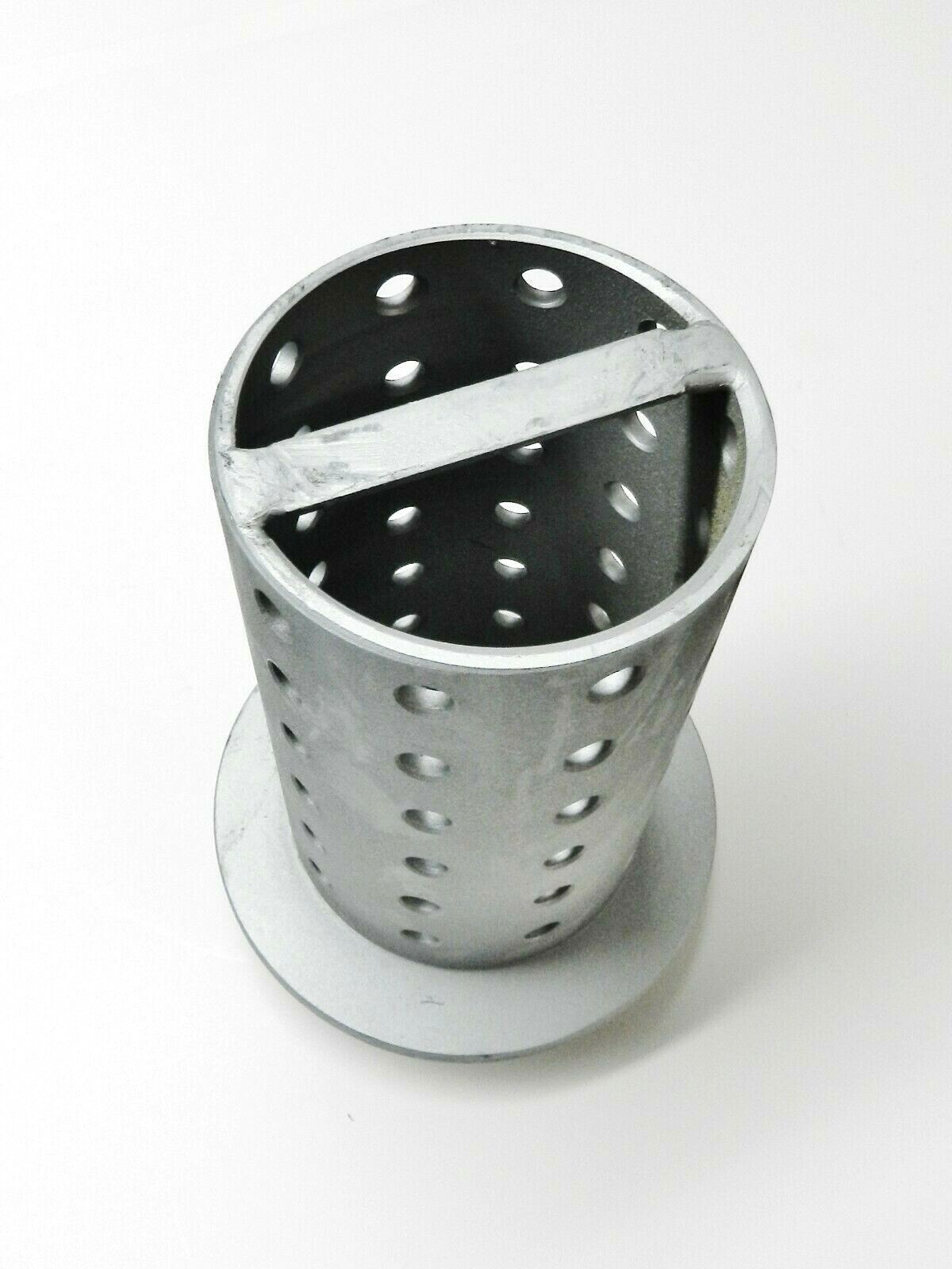 Flask Perforated 3-1/2″ x 7″ Casting Flask Vacuum Casting Stainless 4.3mm Wall