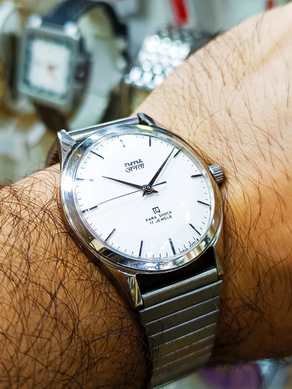 Hmt Janata Nos Original 17 Jewel’s vintage watch For Mens