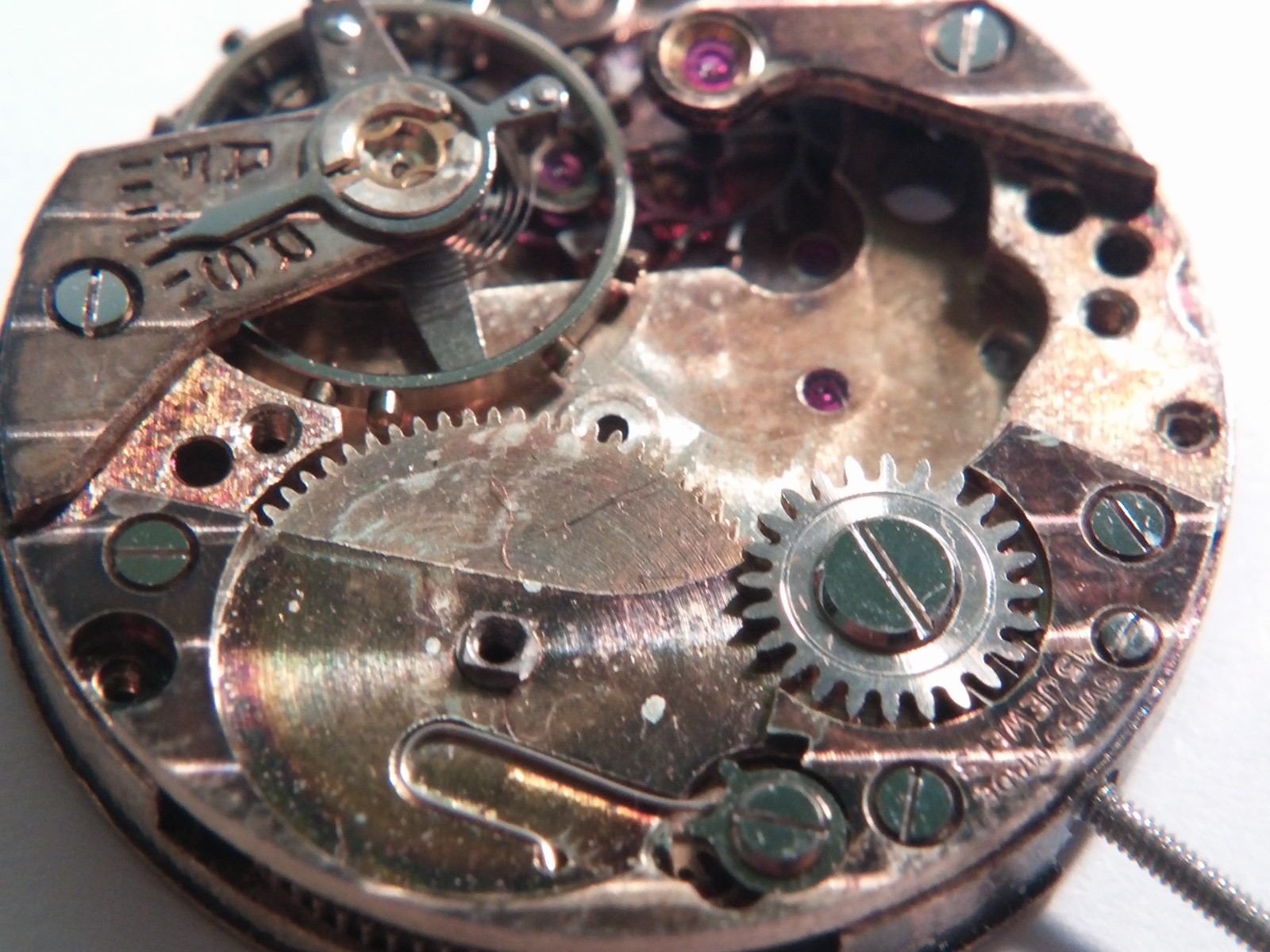 FHF 150 100 main plate and parts/stem, for watch parts/repair